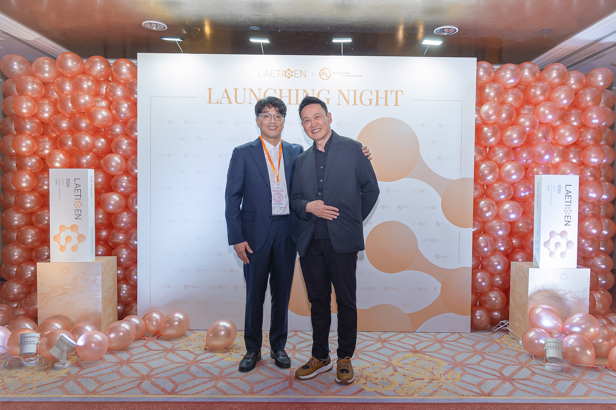 Good Union CEO Vam Cheng 與 韓國 Dr. Kim Min Seong 合照