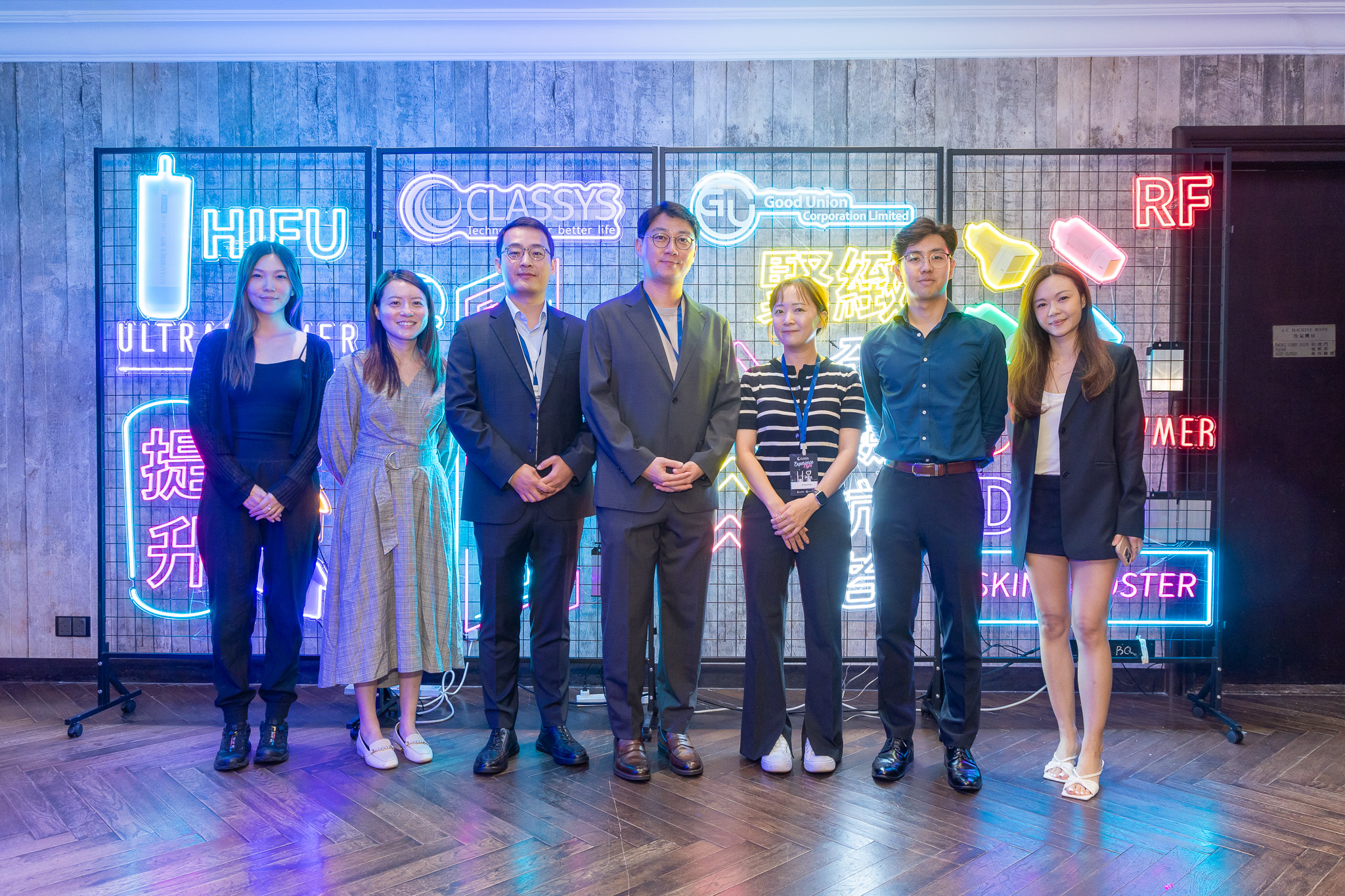Good Union與韓國Classys廠商合影留念