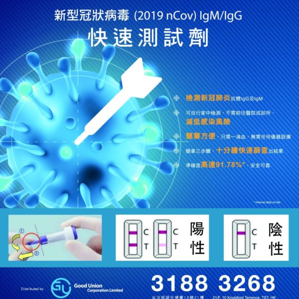 Covid-19 Saft-T Test 快速測試劑